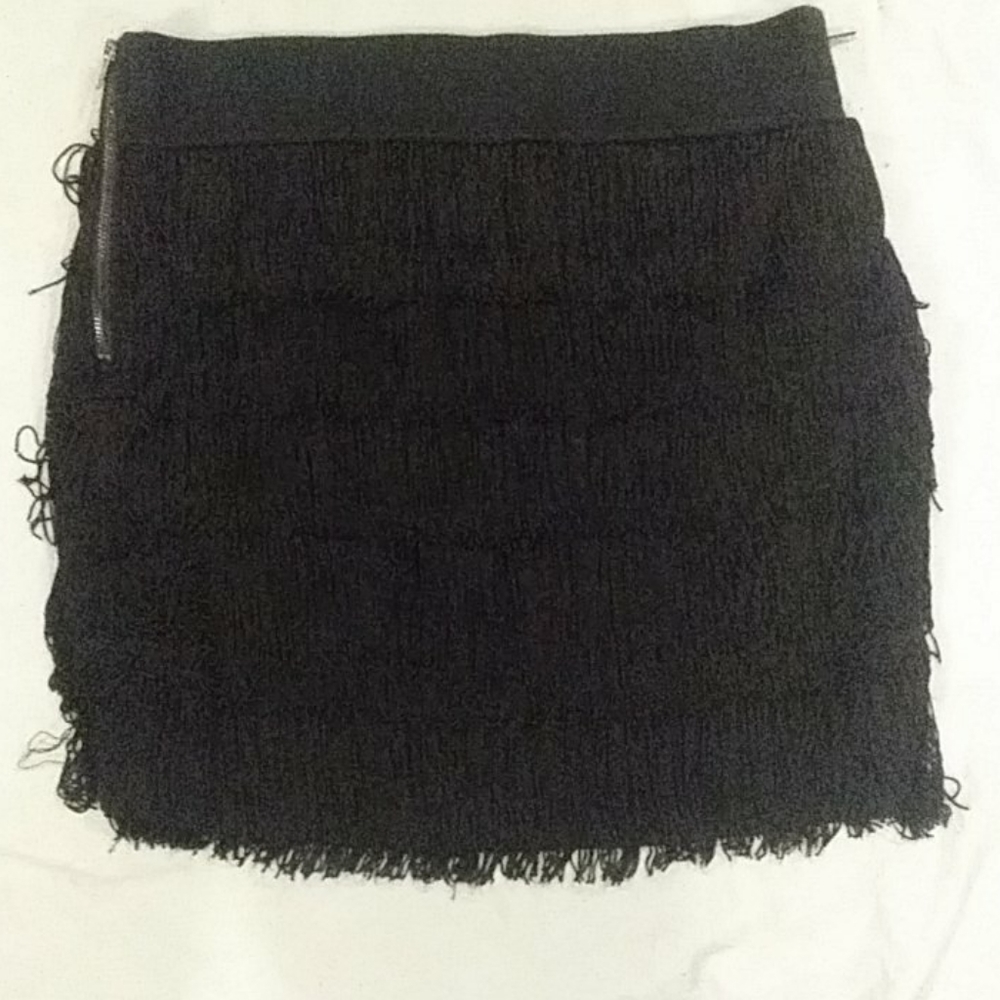 BCBGeneration Fringe Skirt